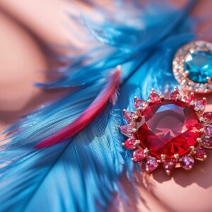 SQ elegant jewelry display stockcake